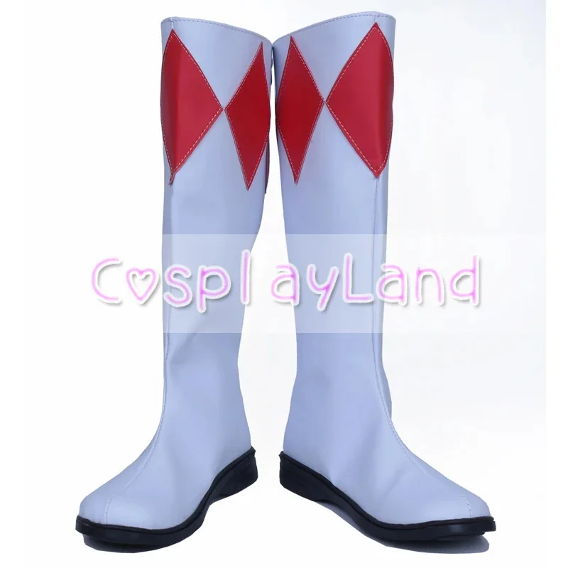 

2025 12 Ranger Prince Geki Red Movie Party Cosplay Boots Custom Made for Men Shoes