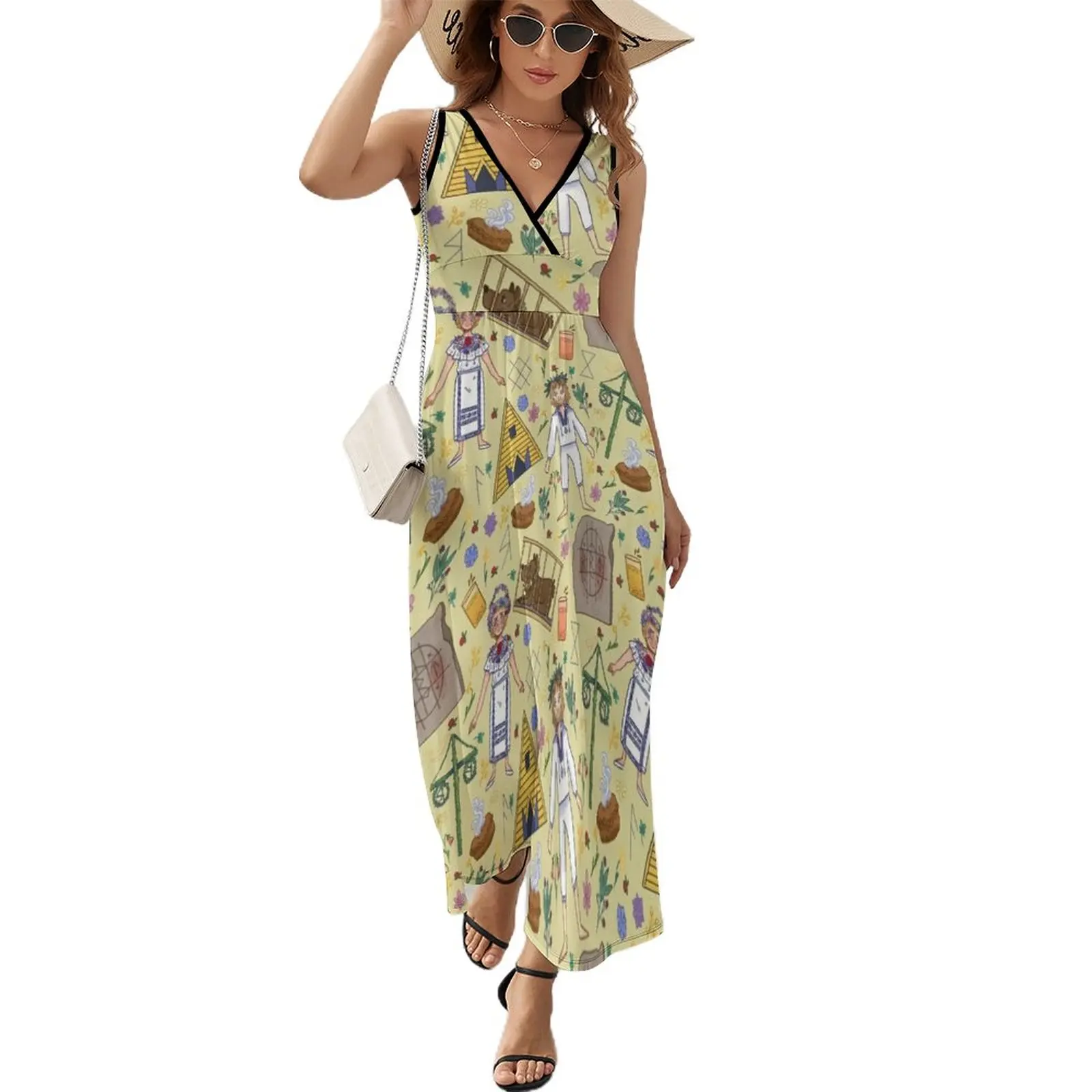 

Midsommar Pattern #1 Sleeveless Dress women's summer clothing 2023 dresses summer woman 2023 fairy dress