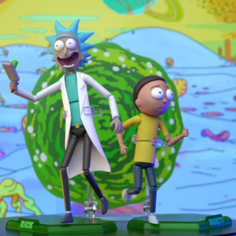 

IN STOCK FondJoy Rick And Morty Action Figure 1/12 Adult Rick Figure Morty Figurine PVC Joint Movable Toy Boy Gift