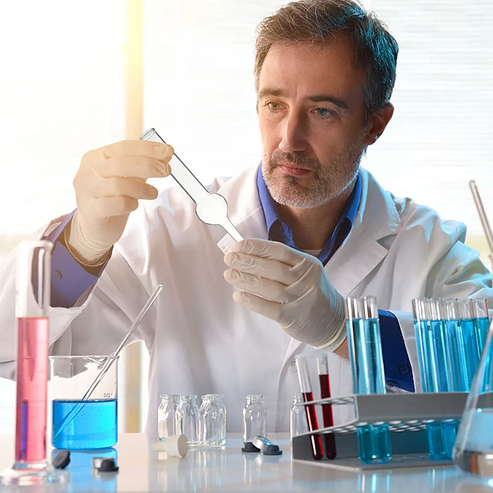 

Glass Single Ball Drying Tube Reliable Chemistry Lab Tool for Middle High School Experiments Air Drying Tube Supplies