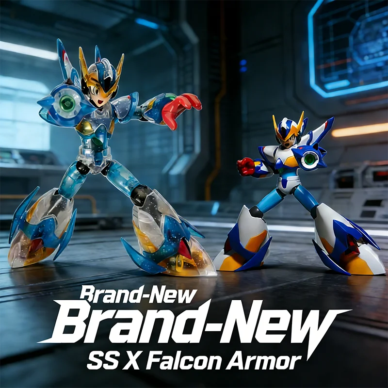 Figura de Ação KP701 SS Modelo KO RockMan X Falcon Armor, Figuras de Anime Mega Man X5, Kit de Montagem Mega Man, Presente de Aniversário