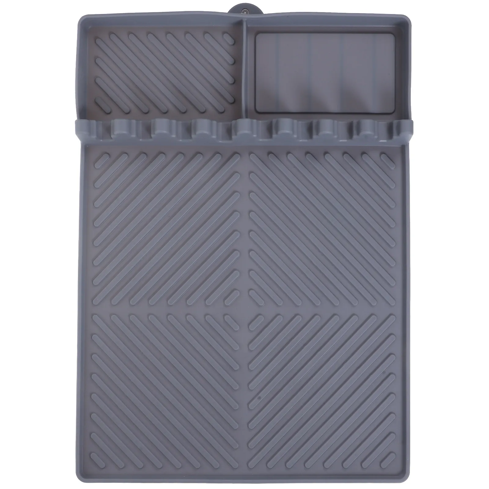 Silicone Grill Side Shelf Mat Heat Resistant Bbq Tool Rest Kitchen Counter Utensil Mat for Outdoor Grilling and Cooking view 4