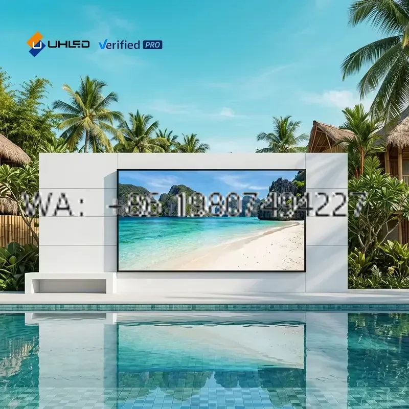 for UHLED P4 Digital LED Billboard Aluminum Cabinet Waterproof IP66 ETL Certified Common Cathode Display Screen for Outdoor