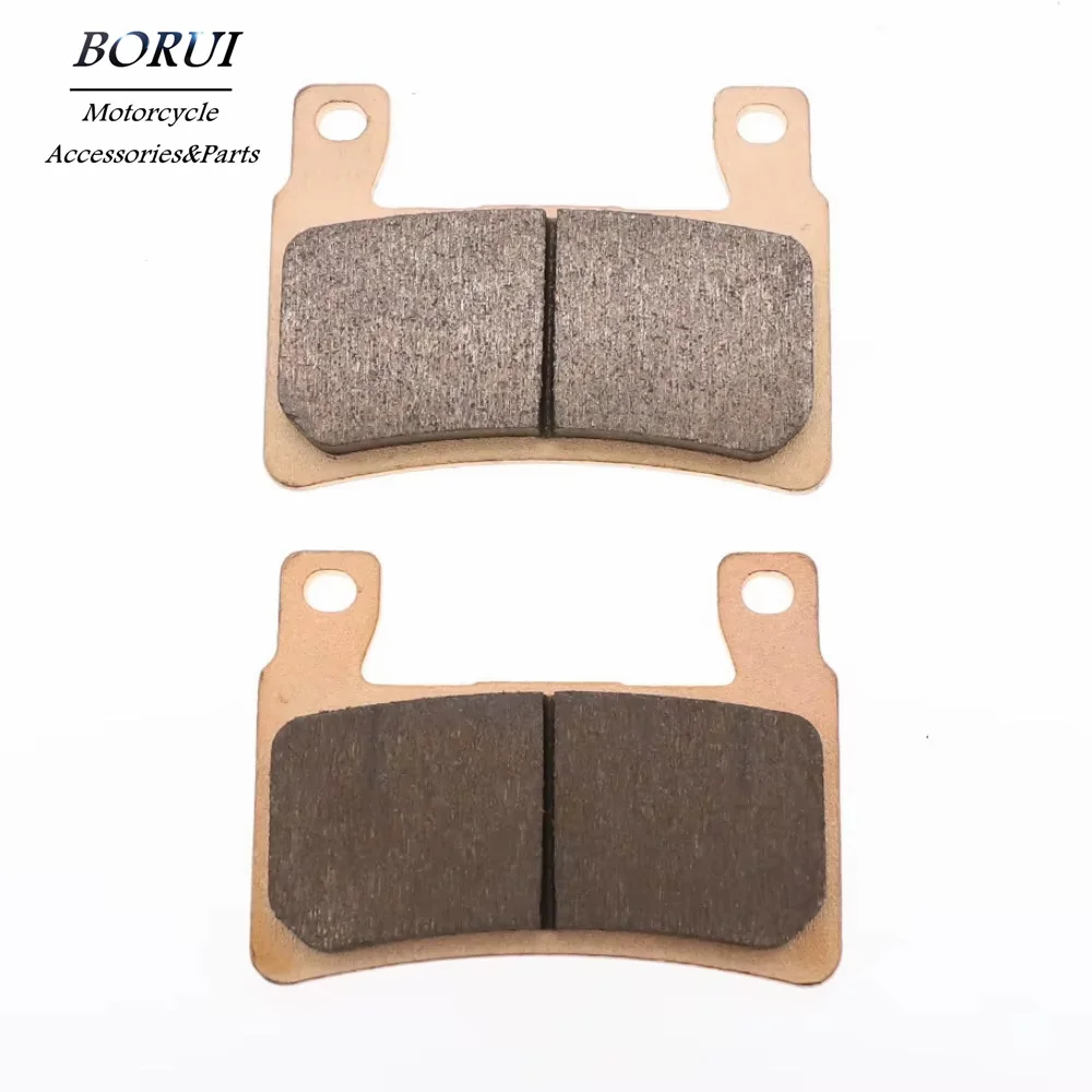 Copper-based Sintered Disc Brake Pads for HARLEY DAVIDSON XR 1200 FLSTF Fatboy HONDA CBR 900 VTR 1000 KAWASAKI Ninja ZX-6R