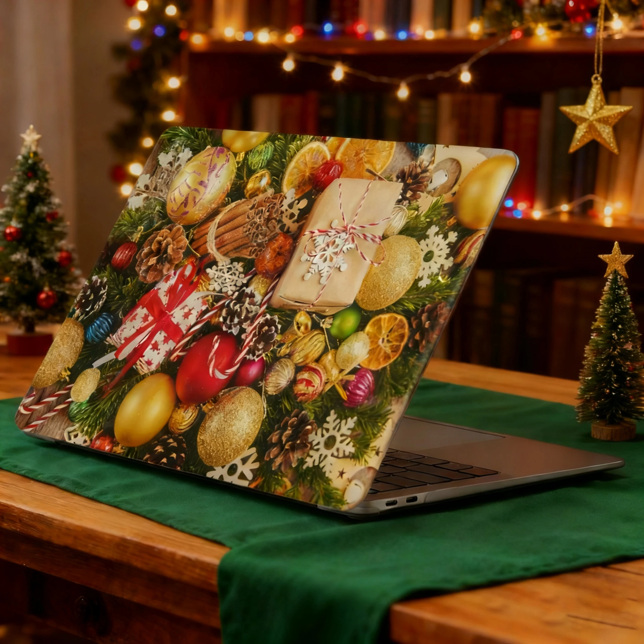 

Christmas gift wallpaper Laptop Case for MacBook Pro 14 2025 Case M5 model A3434 Funda for MacBook Pro M1 M2 13 14 16 M4 Case