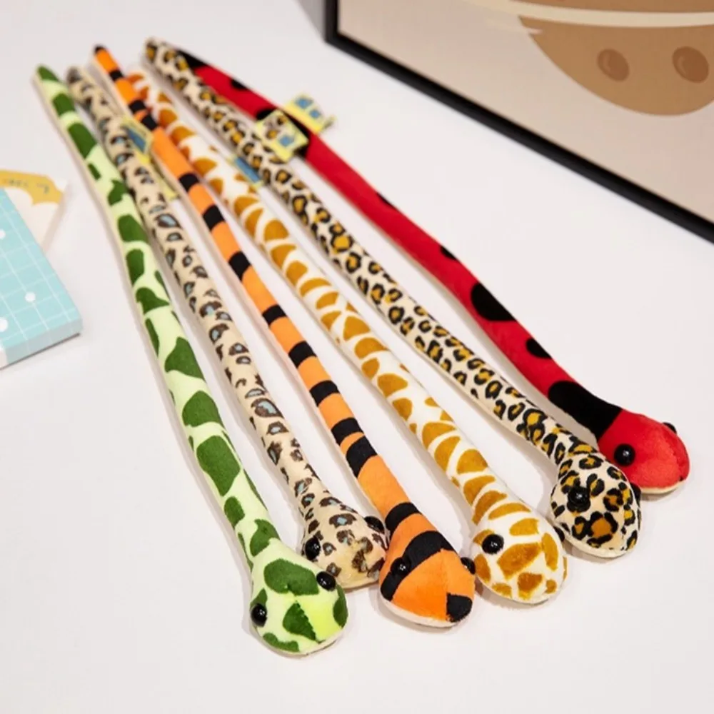 

Twistable Winding Simulation Plush Snake PP Cotton Multicolor Stuffed Animal Toy Soft Built-in Cartilage Strips Reptile Doll
