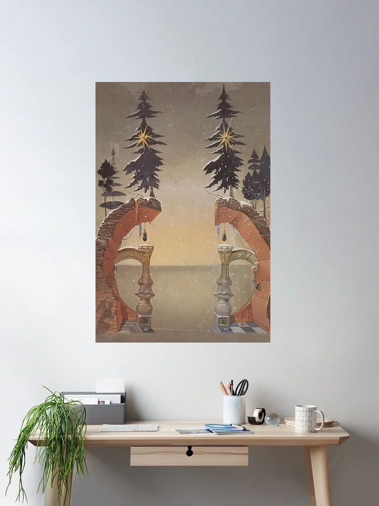 Noel Salvador Dali Painting, Art Print Canvas Poster, Living Room Decor, Home Wall Picture