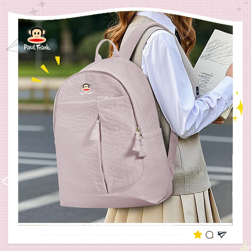Paul Frank Mochila de viaje informal de gran capacidad, mochila escolar ligera para la universidad para mujeres, mochila para computadora portátil de trabajo para profesores