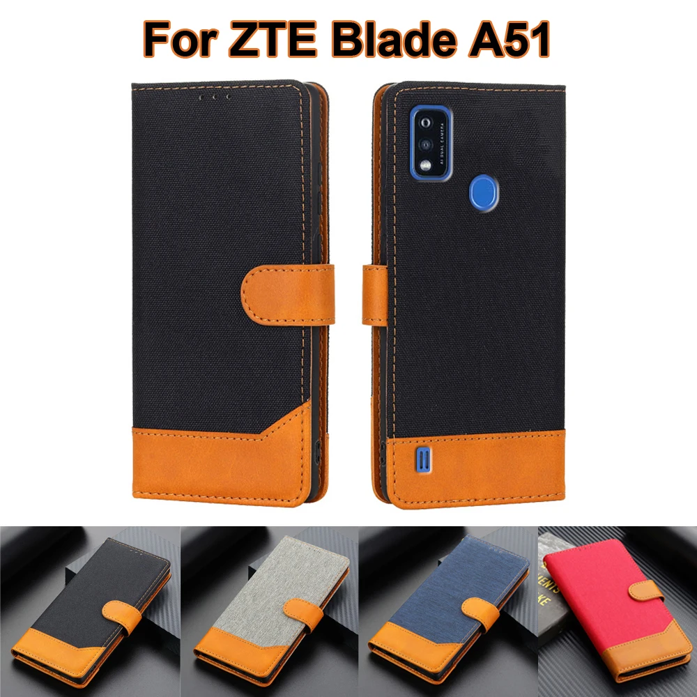 

Business Phone Cover For ZTE Blade A51 Case Leather Wallet Capa Flip Case For Estuches De Celular ZTE Blade A51 A 51 Funda Coque