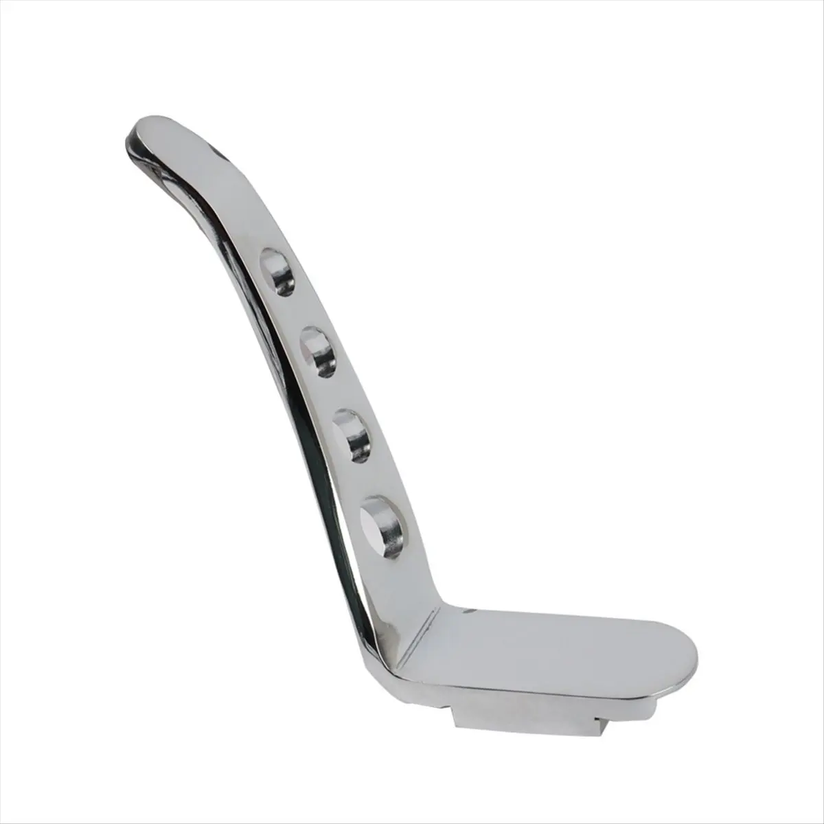 Compatible Motorcycle Foot Pedal Stand Kickstand Extension Kit for Touring Road Street Glide CVO 1991-2024 Silver