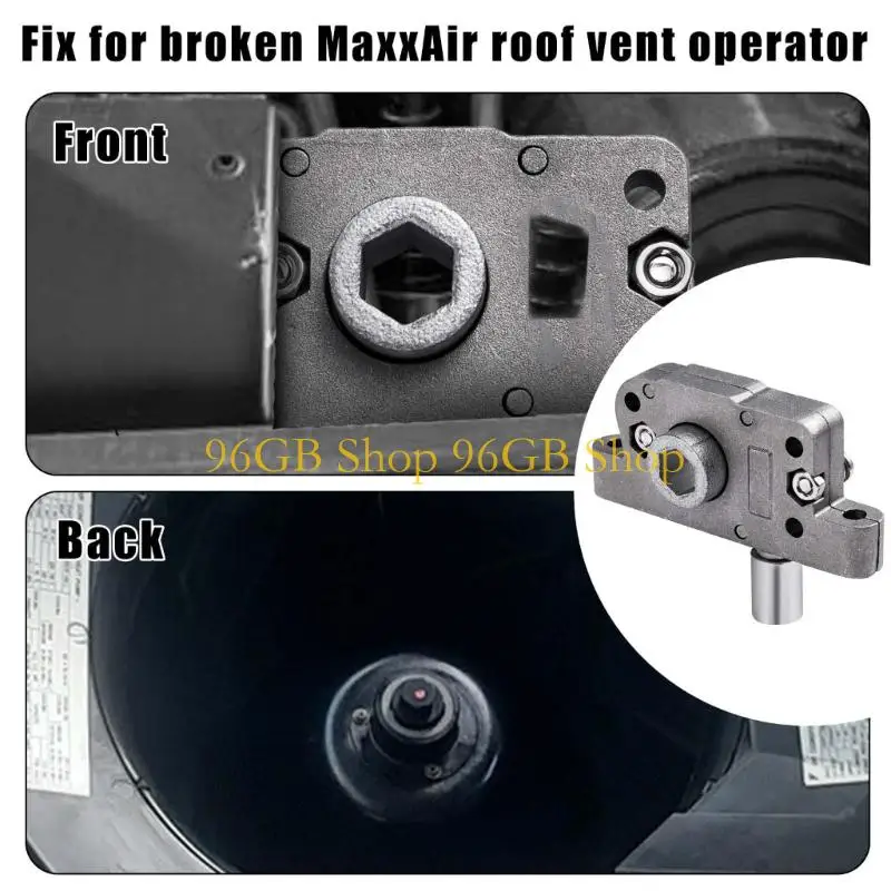 96GB 1020281K1A Metal Ventilation Fan Lift Mechanism Replacement Part, Square Drive Socket and Articulated Arm Assembly With