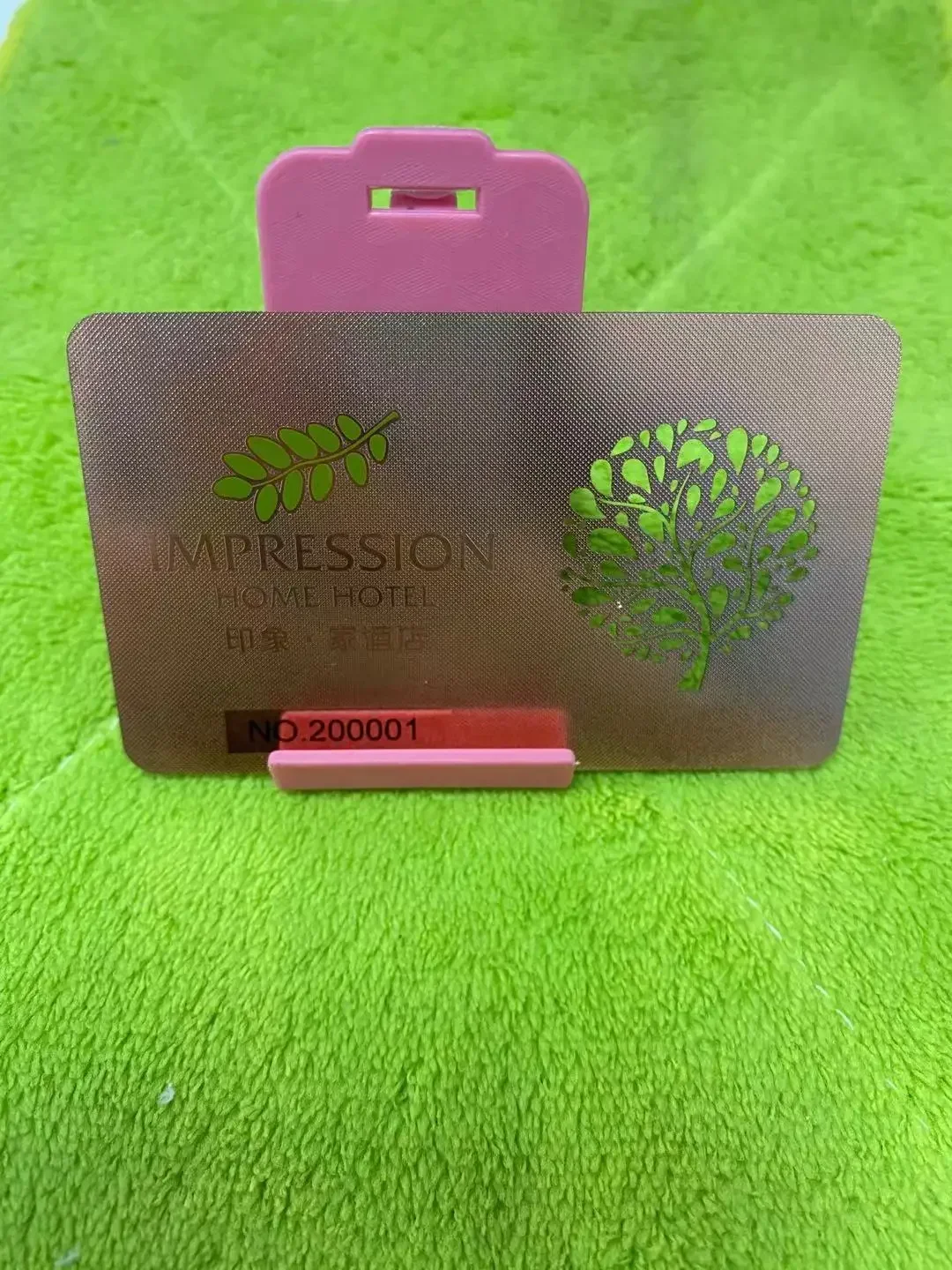 Tarjeta de visita de metal de acero inoxidable 304 barata impresa personalizada a precio al por mayor