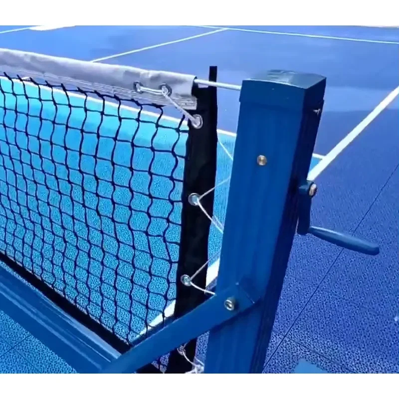 Sports Equipment Tennis Volleyball Badminton Aluminum Portable Pickleball Pole Net System Outdoor Tennis Pickleball Post