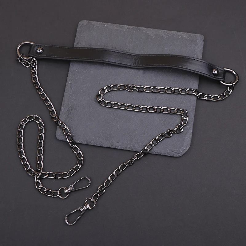 Cadena de Metal de repuesto para bolso, correas de cuero PU para manualidades, asas de hombro, accesorios, 120cm