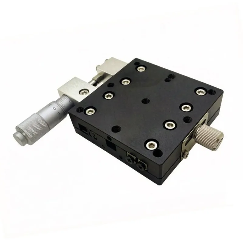 For X-axis Manual Precision Displacement Platform Cross Guide Type Mobile Fine-tuning Slide Lx25-l