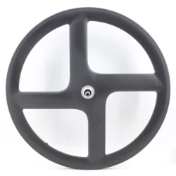 Newest 700C 4 spokes clincher rim Fixed Gear Track Road bike matt UD full carbon fibre bicycle wheelset with hub
