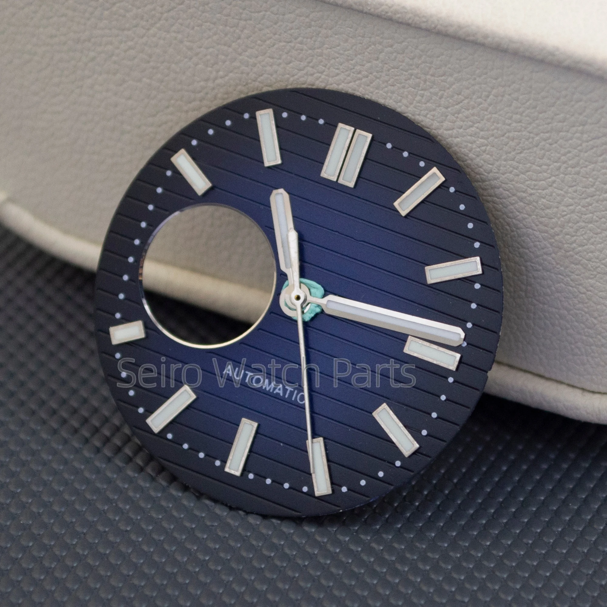 

30.5MM NH38 dial Nautilus dial hands Watch dial pointers green luminous dial for NH38 movement watch accessories repair tools