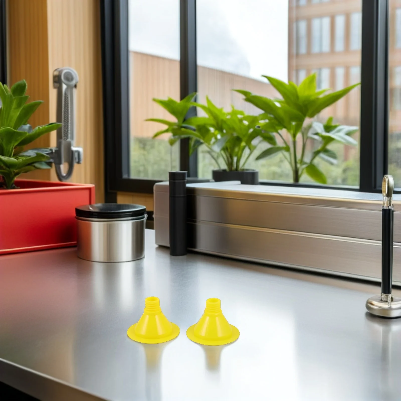 

8Pcs Caulking Nozzles Flat Replacement Tips Reusable Sausage Caulk Gun Applicator Sprayer Tips for Exterior Wall Sealing