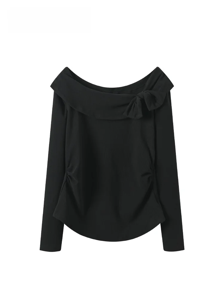 

CaraCLUB plus Size One oulder Long Sve Base irt Women Casual Loose Faion Top Winter New Sle plus Size Sister