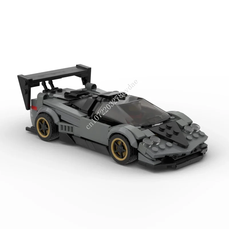 305PCS MOC Speed Champions Pagani Zonda R SportsCar Model Building Blocks Technology Bricks DIY Creative Assembly Kids Toys Gift