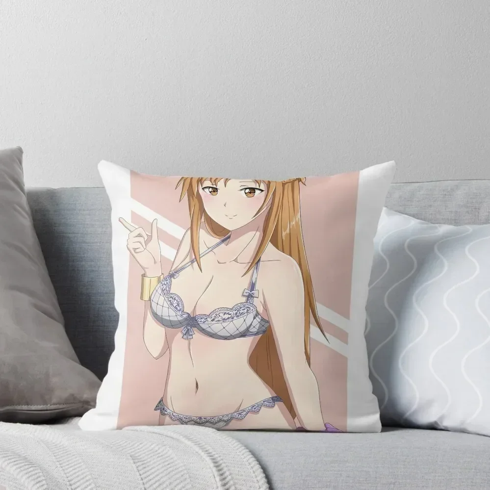 

anime girl Throw Pillow Decorative Cover For Living Room luxury home accessories Ornamental Pillow Christmas Pillow Cases