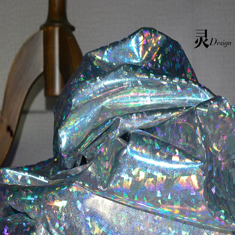 

Трикотажная ткань с иллюзорным цветовым градиентом, эластичная, для сценических декораций, фонов, дизайнерская ткань для одежды, материал для шитья своими руками, продается на метры