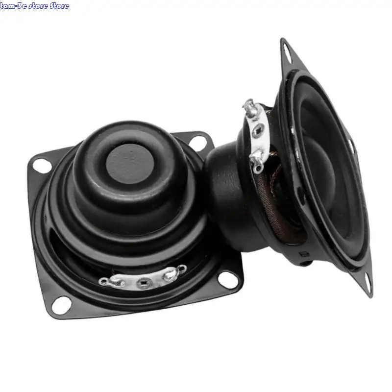 

D0UA 53mm Square Speaker Subwoofer 4Ω Sensitivity Strong Bass Speaker for Portable Sound Devices Enhances Music Enjoyment