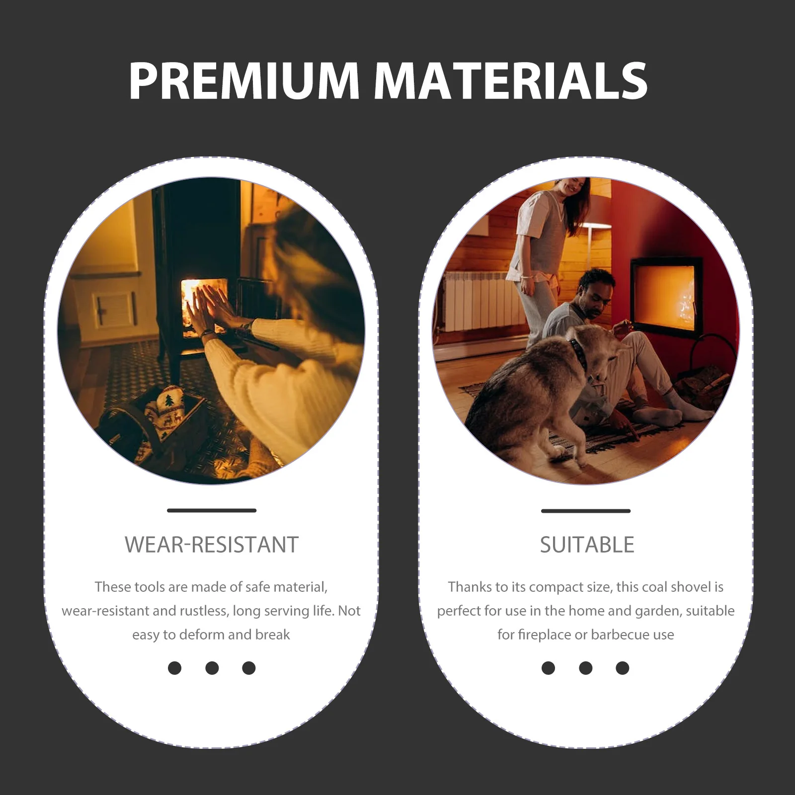 1 مجموعة النار هوك الفحم مجرفة النار بوكر الموقد طقم أدوات الثقيلة مقاومة للصدأ لحديقة المنزل شواء استخدام النار بوكر