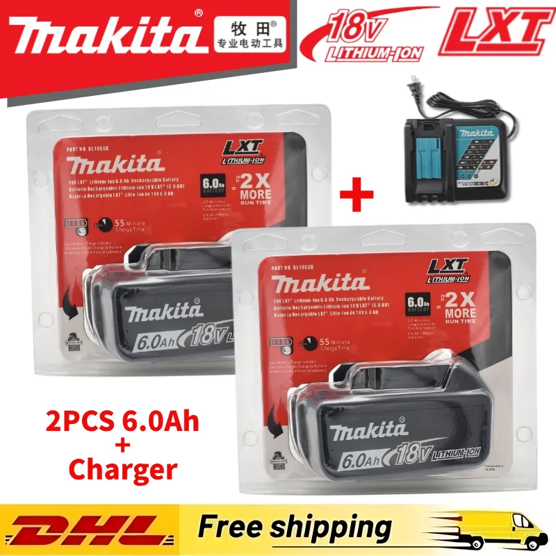 

Original Makita 18V Battery BL1860B 6Ah Lithium for Makita drill DGA404 DDF487 DTD173 DTW700 DAS180 HR140D DJV182 DRT50 LXT
