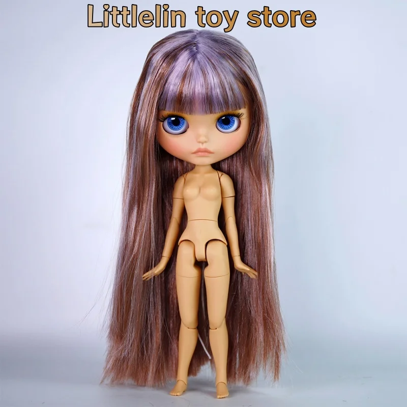 

Кукла Icy Dbs Blythe 19 суставов 30 см, тело Bjd, матовая/глянцевая кукла для лица, коричневая кожа, звуковой сигнал для губ, ручная роспись, макияж, волосы своими руками, подарок для девочек