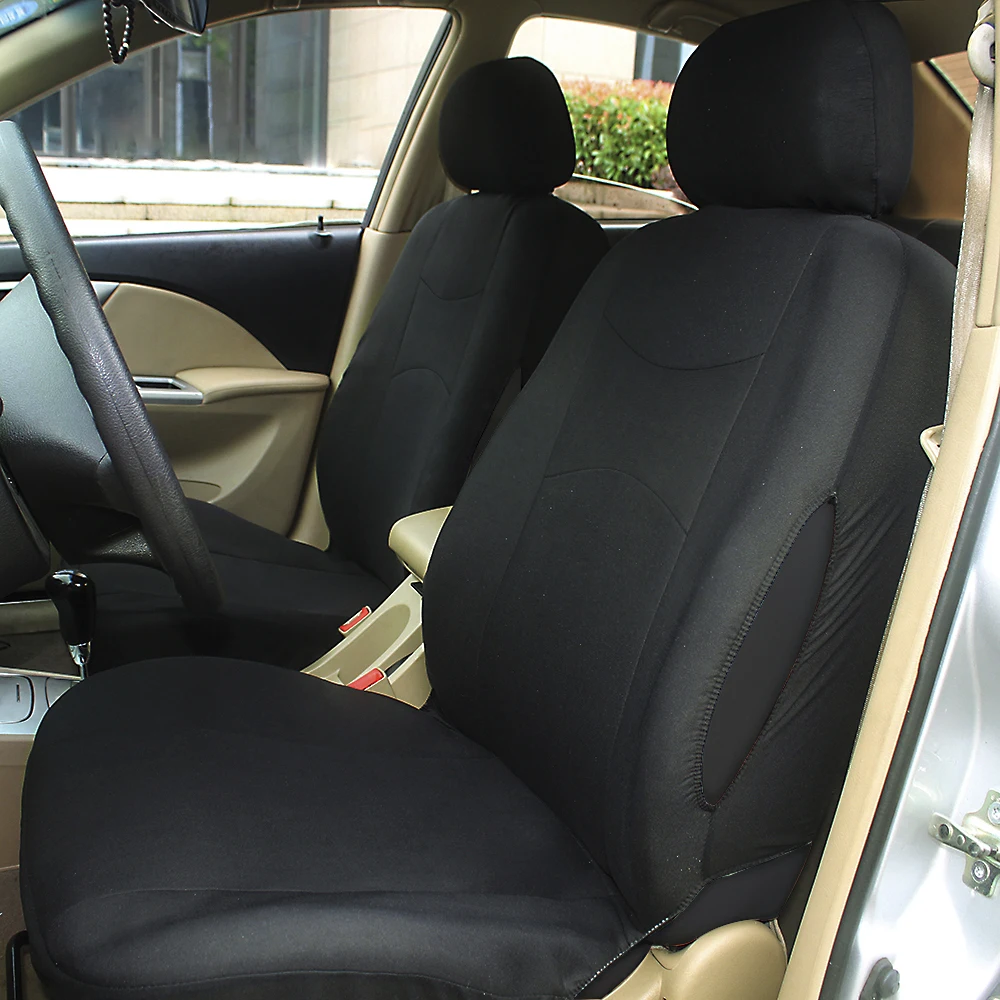 AUTO HIGH Universal Auto Seat Covers For Car Truck SUV Van 2 Seater Front Protector Front Pair Polyester