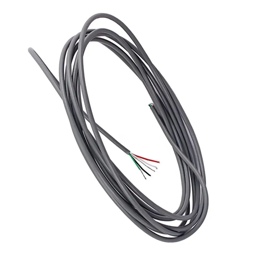10 Feet of 5-Conductor Shielded Pickup Wire for Guitar Bass Wiring