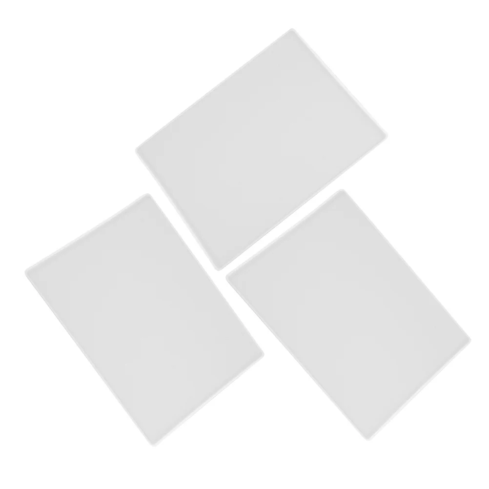 

3Pcs Crystal Resin Silicone Placemat Mold Non-Stick DIY Table Mat Casting Mold Decorative Multi-Use Silicone Mat for Crafts