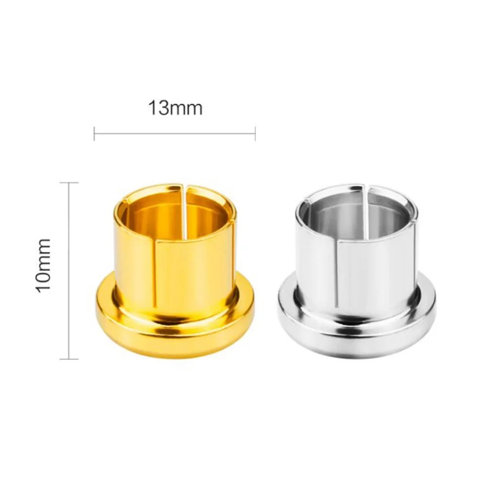 10Pcs Gold Plated Short Circuit Socket Phono Connector RCA Shielding Jack Socket Protect Cover Cap, Gold