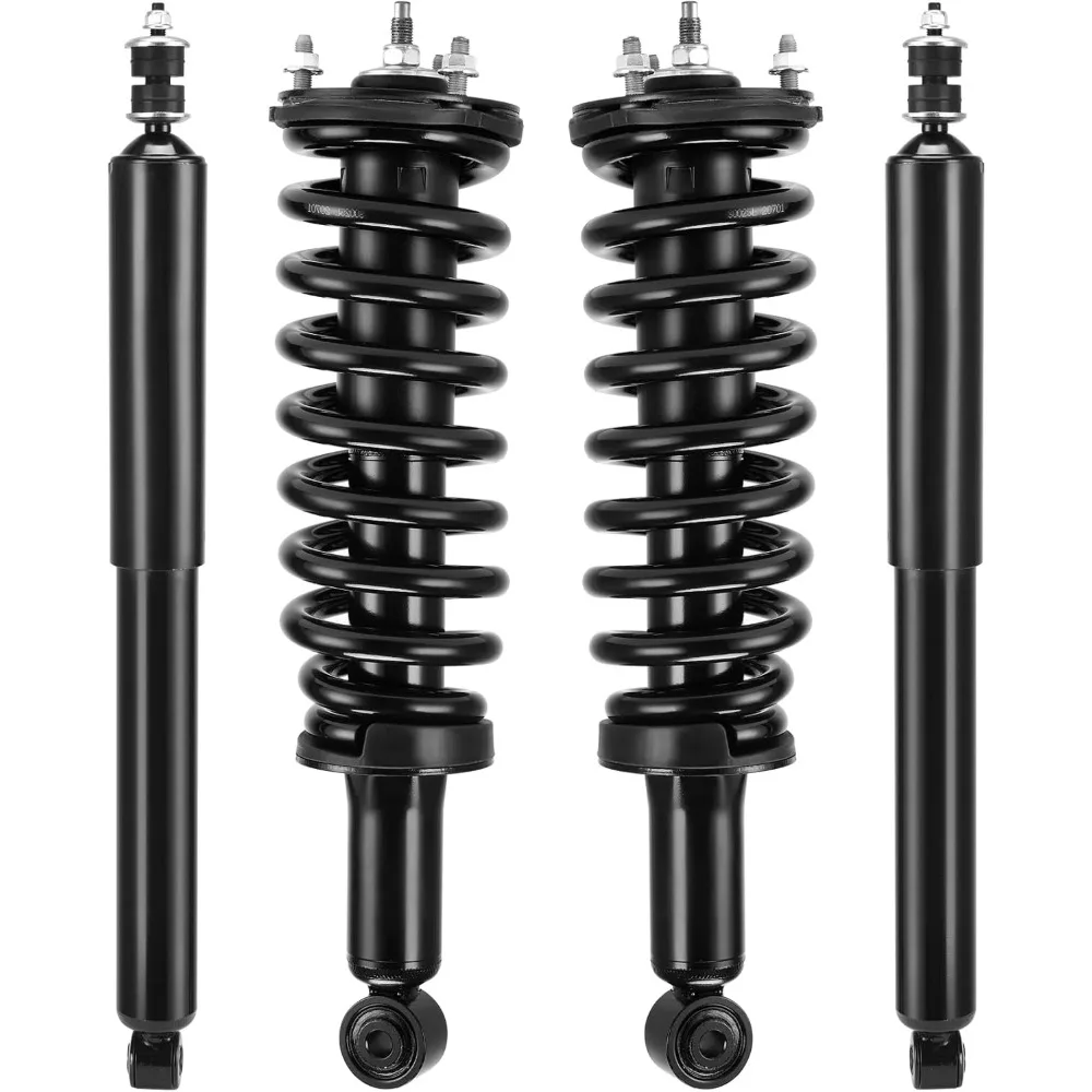 

Front & Rear Pair Complete Quick Struts Shocks Compatible with 2000-2006 Tundra