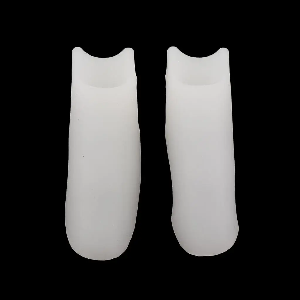 Gel Protective Toe Caps Soft Silicone Little Toe Cushions Stretchable Separator for Pain Relief Foot Care