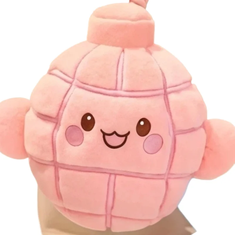 Kreatywne pluszowe zabawki, breloczek w kształcie granatu z kreskówki, zabawny wisiorek do plecaka, dekoracja wnętrza samochodu, prezent.