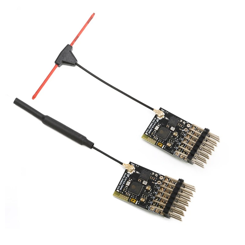 For CYCLONE ELRS 2.4G PWM Receiver 7CH Expresslrs RX 2400RX PWM/CRSF Black PCB For RC FPV Drone Quadcopter