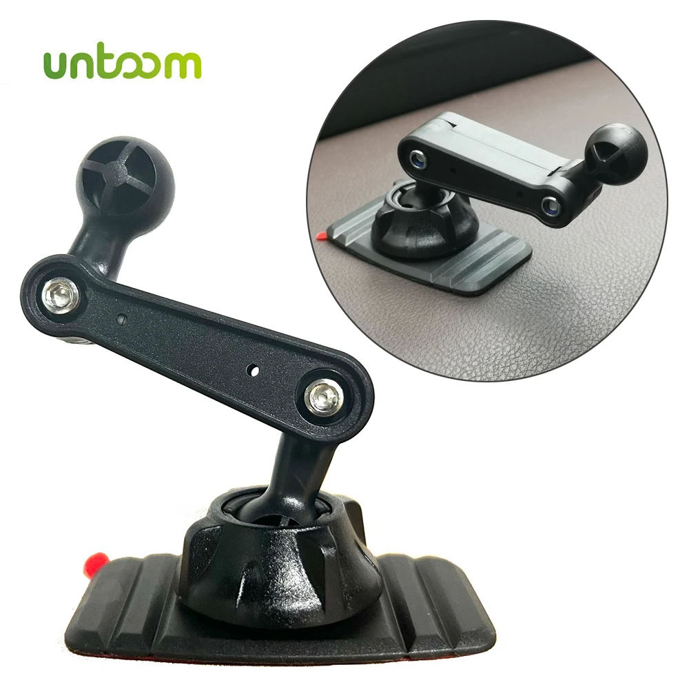 Untoom 17mm Ball Head Car Phone Holder Base for Car Dashboard Cellphone Mount Car Mobile Phone Stand GPS Bracket Accessories