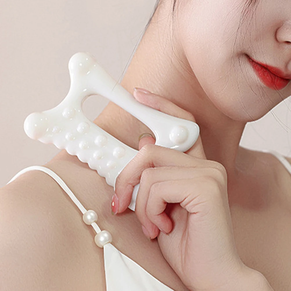 

2Pcs Resin Body Scrapers Massage Boards Face Massager Tool Relaxation Spa Scraping Massage Tool Face Scraper Body Scraping Board