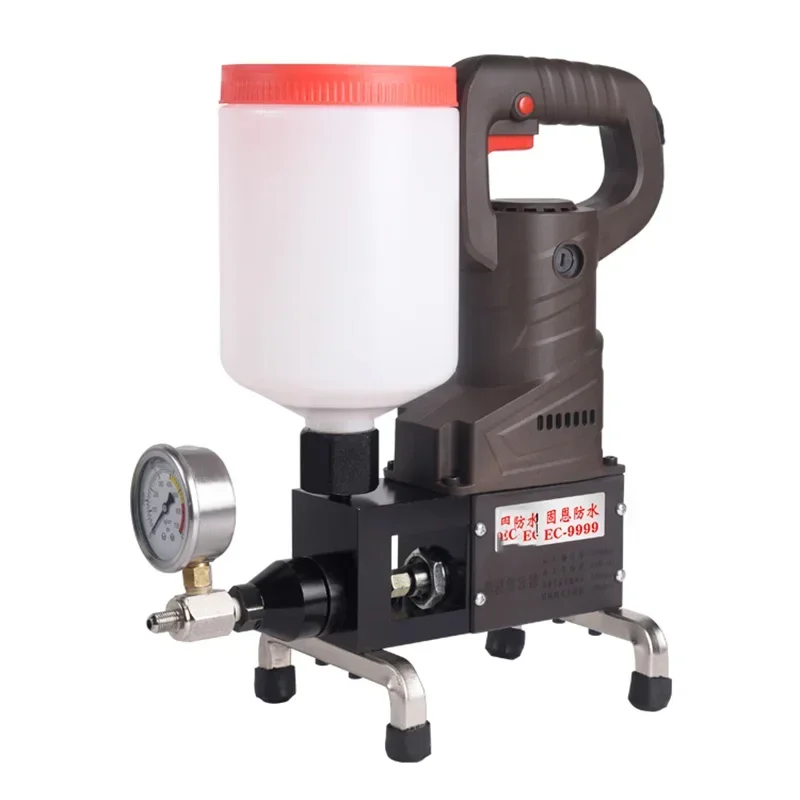 Small Electric 220V Epoxy/Polyurethane Foam Injection Pump Crack Repair And Plugging Machine EC-9999 High Pressure Epoxy Groutin