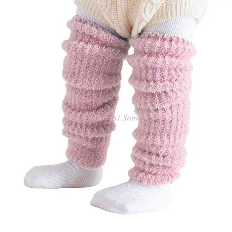 

Y1UB Comfortable Children Leg Socks Thermal Insulated Stretchy Knee Covers For Active Play Comfort Easy Wear