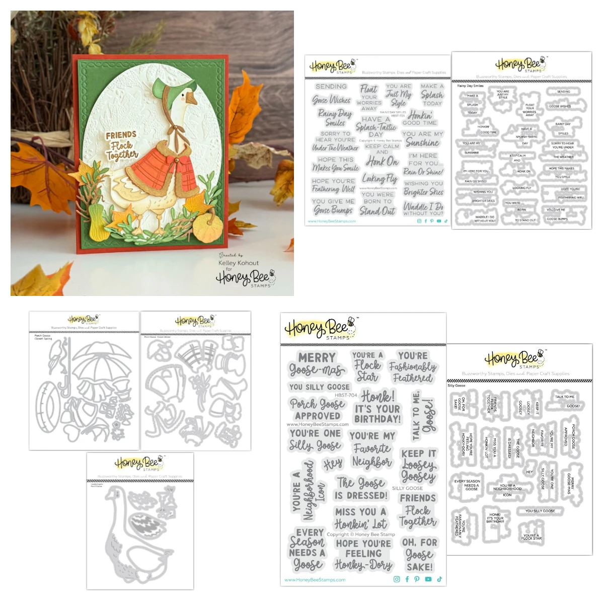 Lovely Layers Porch Goose Stanzformen aus Metall, Stanzset, transparente Stempel, DIY Scrapbooking, Papierkarten, handgefertigte Form, Prägung