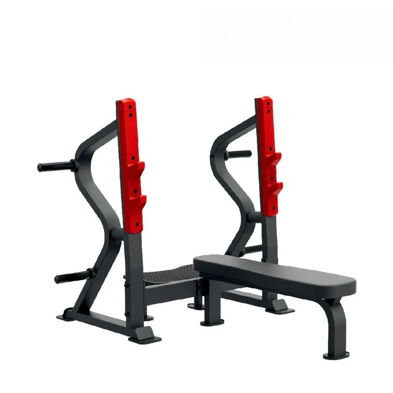 Commercial gym barbell recumbent push chest frame, gym weight bed trainer