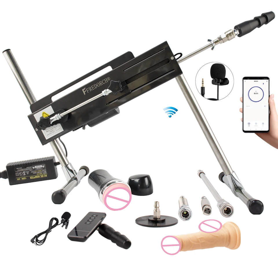 فريدورتش آلة الجنس عن بعد سوبر صامت الترا قابل للتعديل Vac u قفل 3-15 سنتيمتر 120 واط آلة الحب مع دسار آلة الجنس لعبة الجنس