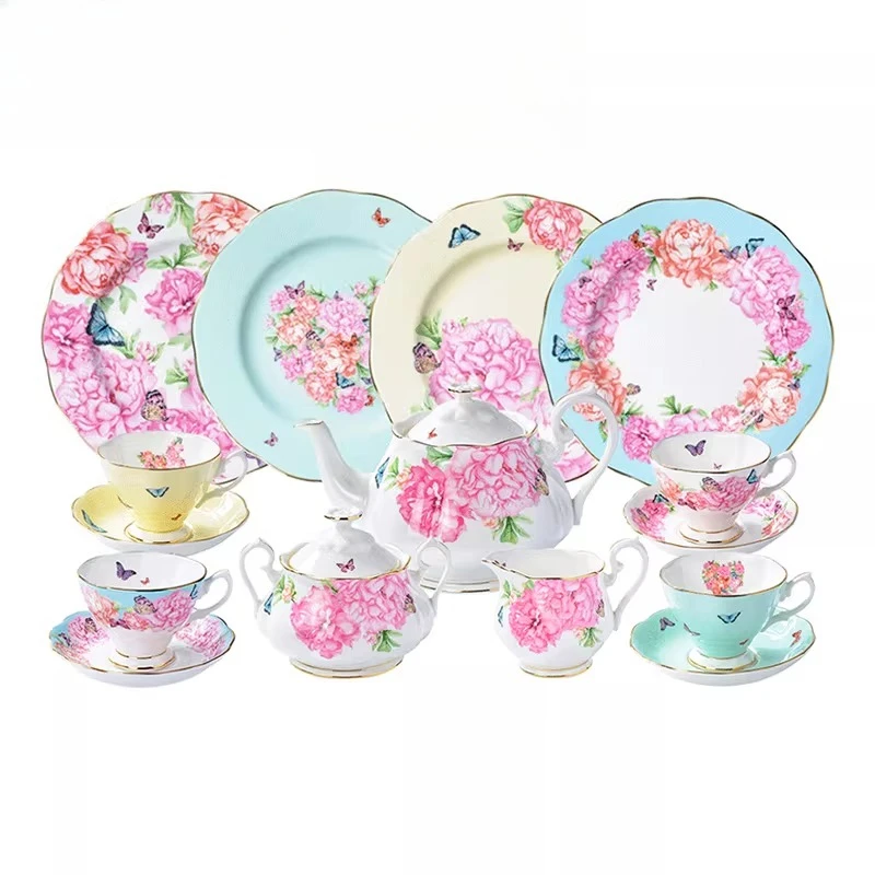Series English Afternoon Tea Set 15-piece Set