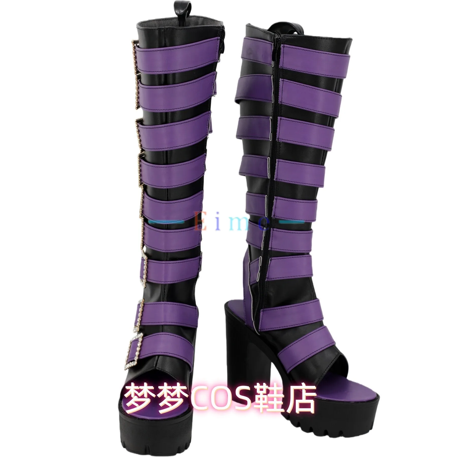 Wolf Cosplay Shoes Anime Cosplay Props Halloween Carnival Boots Custom Made High Heels PU Leather Shoes