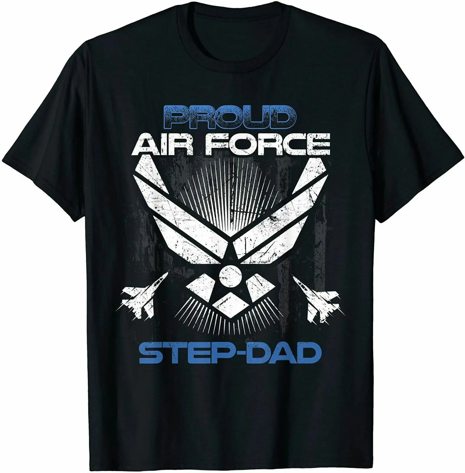 

Proud Air Force Step-Dad T-Shirt Veterans Day T-Shirt Funny Gift