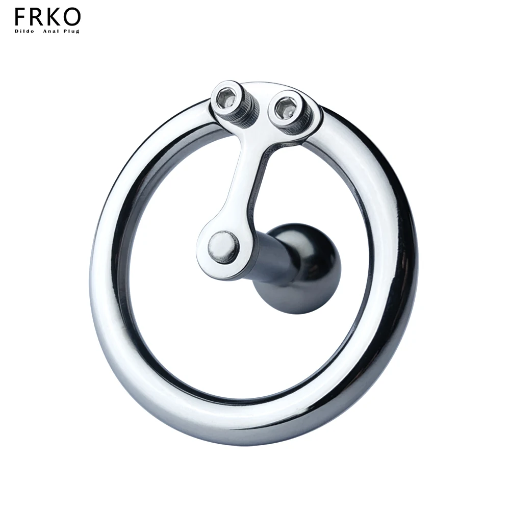 FRKO Stainless Steel Negative Male Chastity Cage With Detachable Metal Ballbar Fetish BDSM Men Sex Toys For Femboy  Adult Games