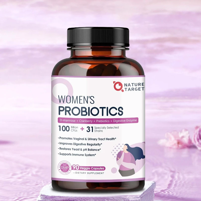 

Probiotics for Women - Promote Digestive System, Skin, Intestinal Health, Improve Immunity, and Enhance Nutrient Absorption